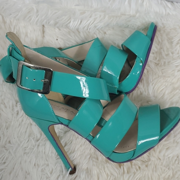 Andrea Womens High Heel Shoes Mint size 5 - Picture 2 of 7